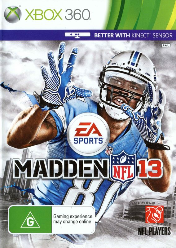 Madden NFL 13 box art for Playstation 3